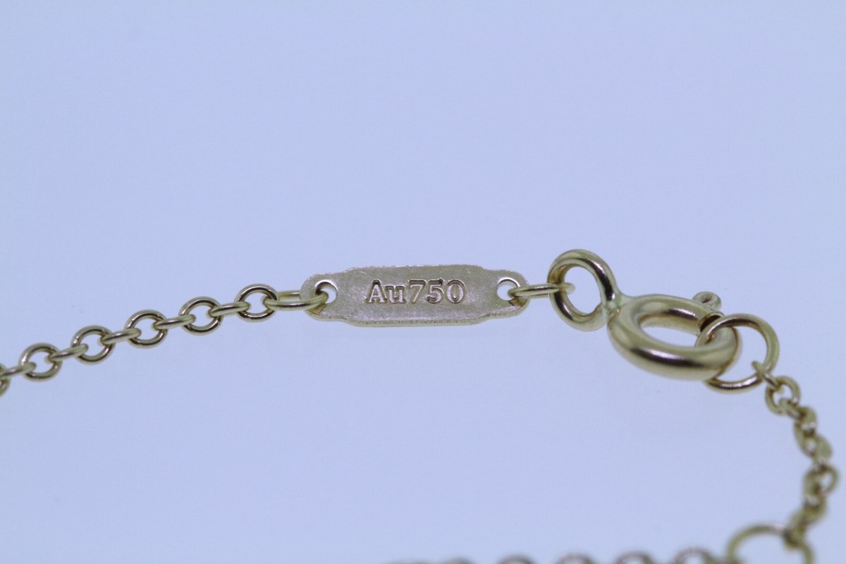 Tiffany & Co 18K Yellow Gold Silver 1837 Interlocking Tiffany & Co 18K Yellow Gold Silver 1837 Interlocking