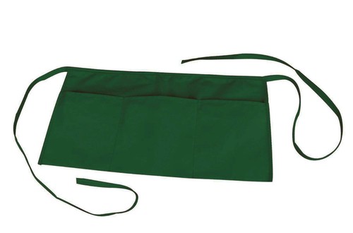 NEW WAITRESS WAITER WAIST HALF BIB APRONS HEAVY DUTY 3 POCKET BARISTA - Picture 17 of 18