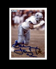 Tony Tolbert Signed 1994 Fleer Dallas Cowboys Autograph