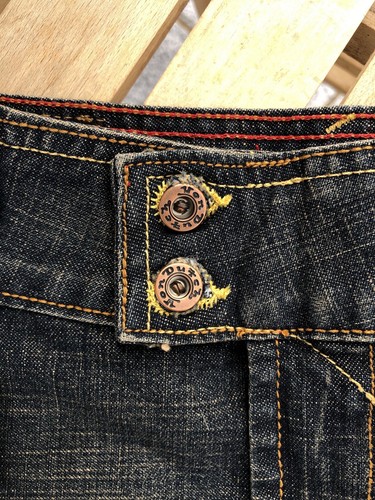 Von Dutch Women's Original Blue Denim Mini Tennis/School Skirt Size S Y2K - Picture 7 of 12