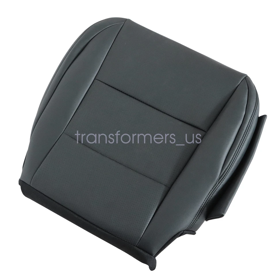 For 2013-2020 Lexus GS350 Driver Side Bottom Perforated Leather Seat Cover Black - Image 2 of 4