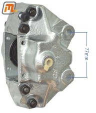 FORD 17M/20M/26M (P7) Pinza freno anteriore sinistra 125CV senza pastiglie freno