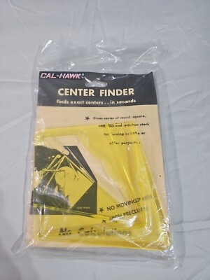 Cal Hawk Measure Tool Vintage Plastic Center Finder Tool Pieces 1