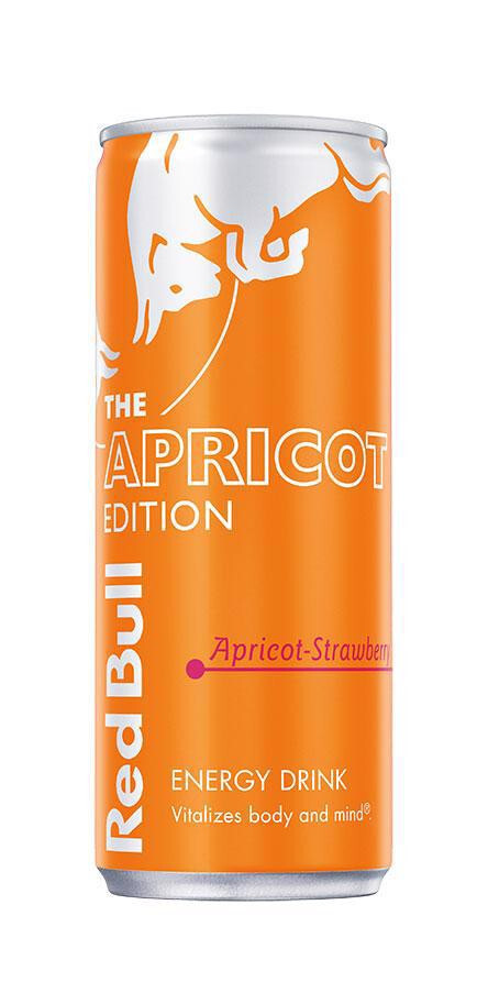 RED BULL APRICOT EDITION Energy Drink with Apricot & Strawberry