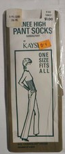 VINTAGE KNEE HIGH PANT SOCK OSFA NOS 1970's