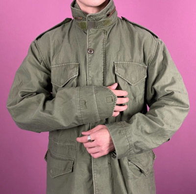 ジャケット・アウター US ARMY M65 70s Alpha Industries Vintage Men's U.S Army M65 Field Jacket - M