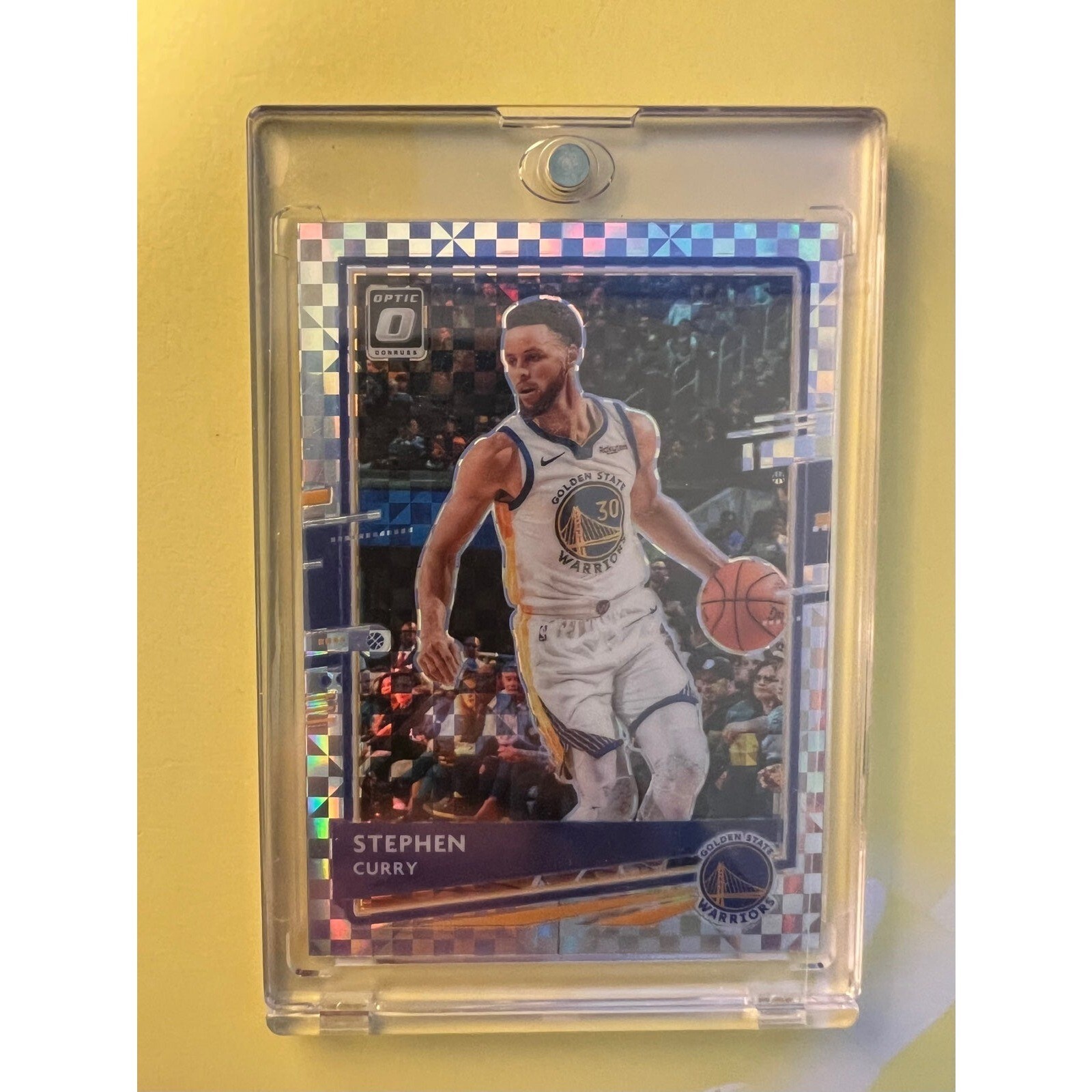 2020-21 Donruss Optic Stephen Curry Checkerboard Prizm SP #17