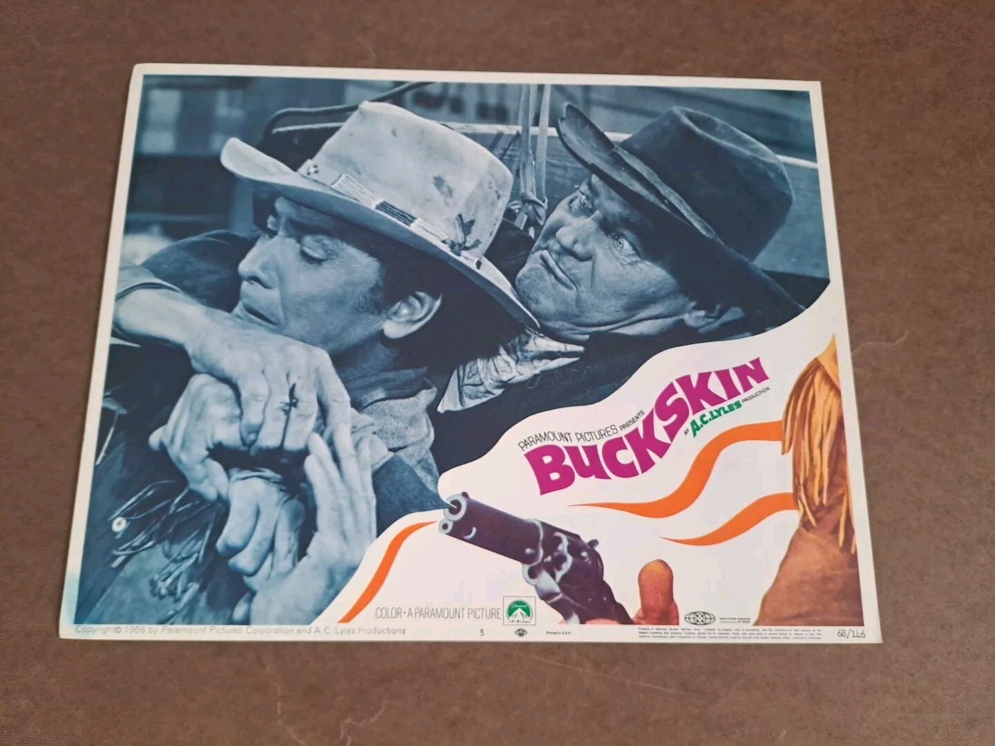 BUCKSKIN ORIGINAL LOBBY CARD SET 1968 BARRY SULLIVAN 11x14