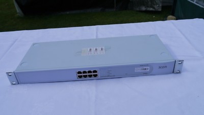 3COM Baseline switch 2808 3c16477a 8 port GBEth Gigabit network switch