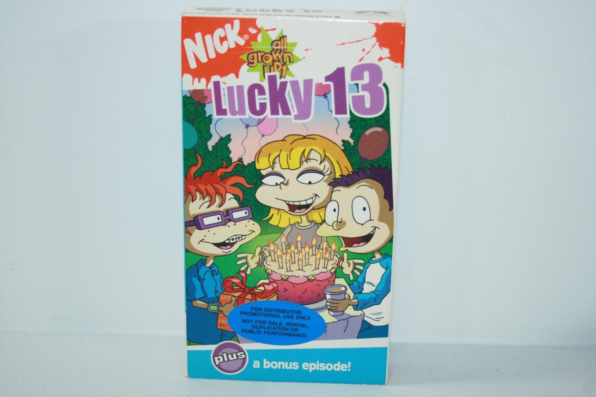 RARE Rugrats All Grown Up Lucky 13 VHS 2004 Promo Screener Copy | eBay