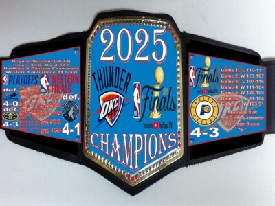 2025 Oklahoma City Thunder NBA Finals World Champions Championship