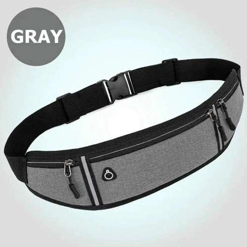 Waterproof Lightweight Reflective Strip Waist Fanny Pack Gym Sports Running Wais - Picture 8 of 8