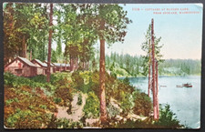 1909 Hayden Lake Washington Cottages Log Cabi...