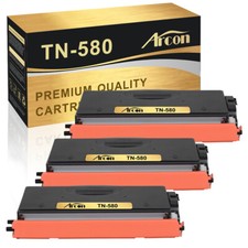 3PK TN580 Toner Cartridge For Brother HL-5240 HL-5250 MFC-8460N 8660DN DCP-8060