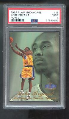 1997-98 Fleer Flair Showcase Row 3 #18 Kobe Bryant PSA 9 1997-98 Fleer Flair Showcase Row 3 #18 Kobe Bryant PSA 9