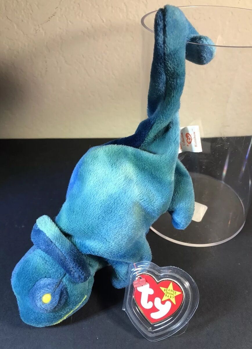 Ty Beanie Baby Rainbow the Chameleon VERY RARE First Run Tag Ty Beanie Baby Rainbow the Chameleon VERY RARE First Run Tag