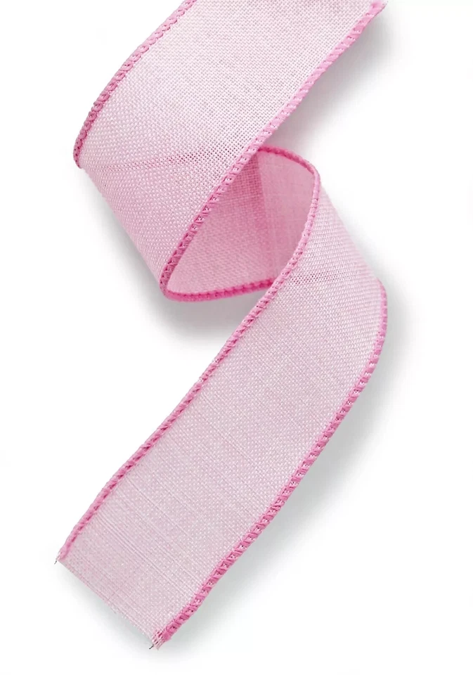 Member's Mark Pink Wire Edge Ribbon 1.5" x 50 yards - Image 2 of 2