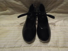Capezio Tele Tone Tap Shoes- Girls size 1N -Black