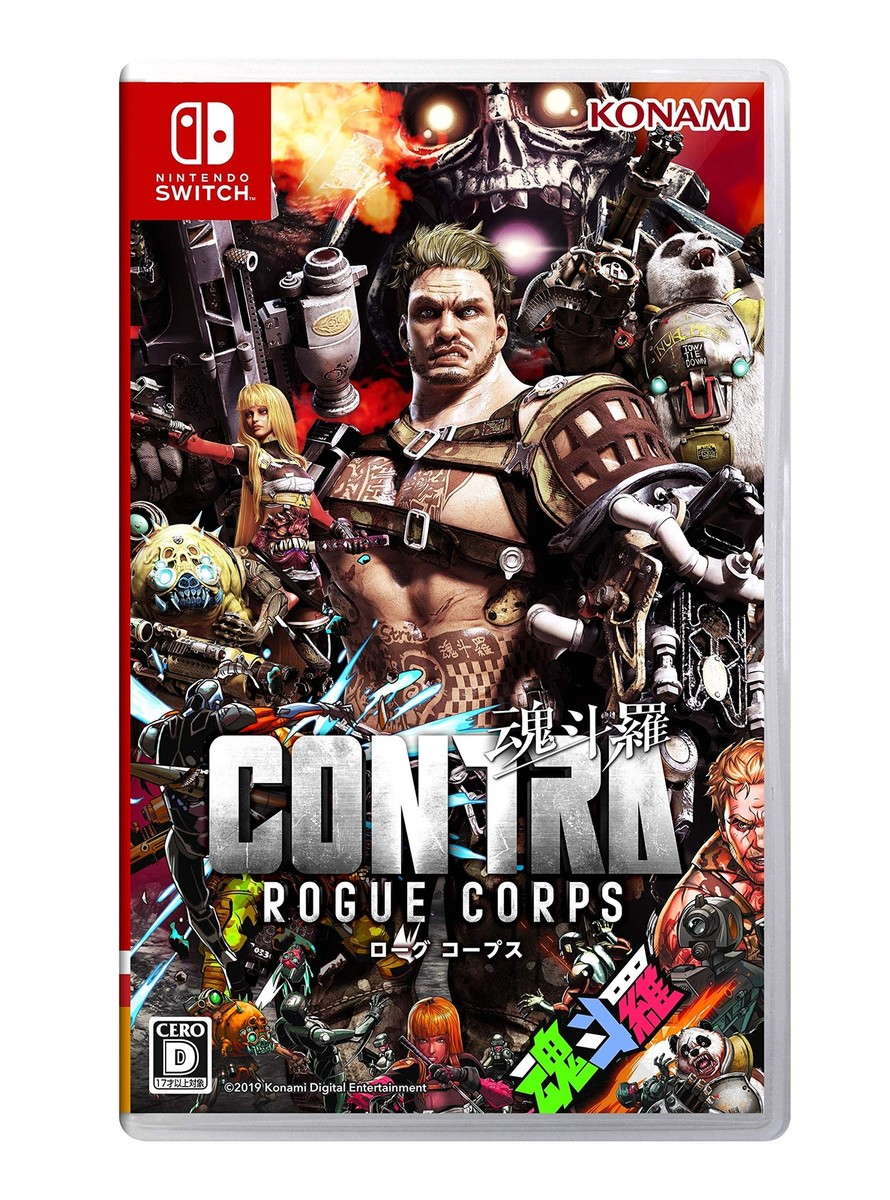 Nintendo Switch 本体 + CONTRA ROGUE CORPS Nintendo Switch Video Game CONTRA ROGUE CORPS HAC-P-ATCFB