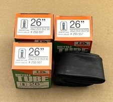 4- 26X2.25 /26x2.30 /26x2.50 BICYCLE SCHRADER VALVE MTB BIKE DURO INNER TUBE.
