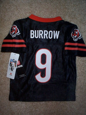 2025-2026 Cincinnati Bengals JOE BURROW nfl Jersey TODDLER 2-2T