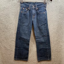 Levis 550 Boys Blue Denim Jeans - Size 8 Slim 22X22
