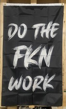 Do The F cking Work Flag FREE SHIP Motivation Gym Strength USA Sign 3x5