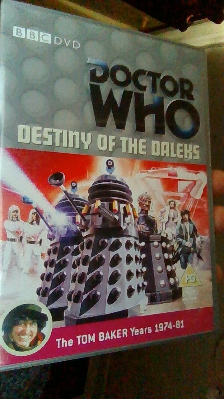 Doctor Who  Destiny of the Daleks (DVD)  Tom Baker & the Tardis   + SILVER CASE