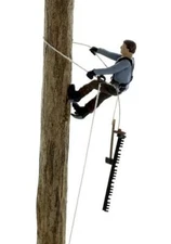 The TREE TOPPER or HIGH CLIMBER, Finished O scale LOGGING FIGURES 1/48 scale