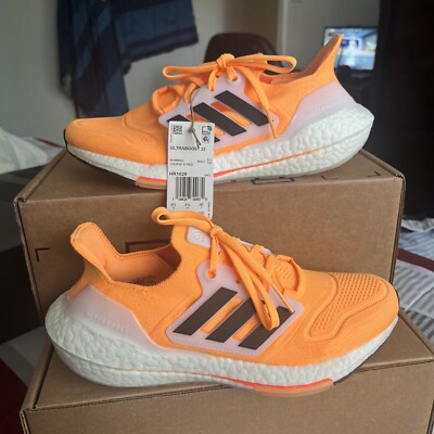Size 7 - adidas UltraBoost 22 Flash Orange