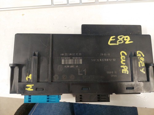 BMW E82 BODY CONTROL MODULE BCM ECU 61.35 9229872 JUNCTION BOX PL2RR ...