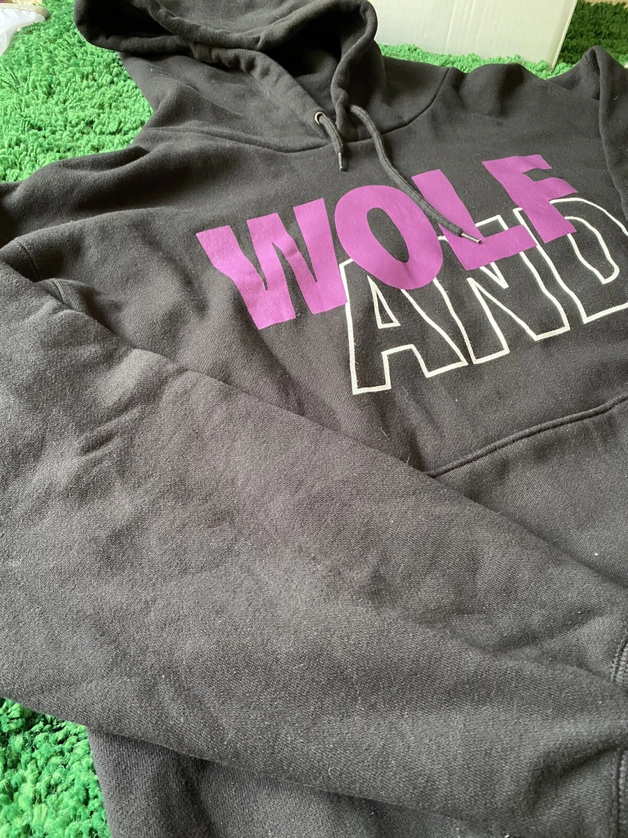 Wind and Sea Japan Chiyonofuji The Wolf Black hoodie sweatshirt. Yokozuna Sumo.