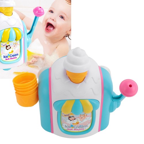Bath Ice Cream Toy Bubble Ice Cream Maker Interesting For Toddlers - Picture 6 of 24