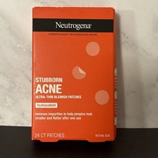 Neutrogena Stubborn Acne Ultra-Thin Blemish Patches 24 Ct Sealed