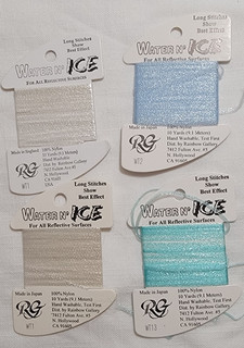 Rainbow Gallery Water N Ice partial cards blue white