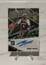 2023-24 Panini Donruss Optic Fast Break Auto Bobby Portis Gold 04/10