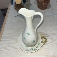 Milk and Saucier Set From Ireland Made In Ireland Vintage Belleer