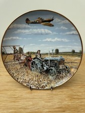 Danbury Mint Collectors Plate - Harvest 1940 - Farming Through the War Years