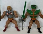 He Man & Tri Clops Battle Armor Master Of The Universe Sword & Axe Vtg