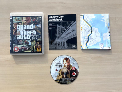 Playstation 3 Ps3 | Grand Theft Auto 4 | Komplett mit Handbuch & Kartenset | UK
