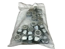 Lock Nut: Nylon Insert, M10 985-10 Zinc Thread Size, Class 10, Zinc Plated