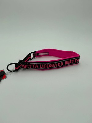 HURTTA LIFEGUARD Padded Half Choke Collar - Large- Neon Pink