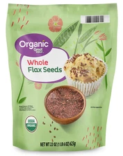 (Sale!) Great Value Organic Whole Flax Seed, 22 oz Free Shipping