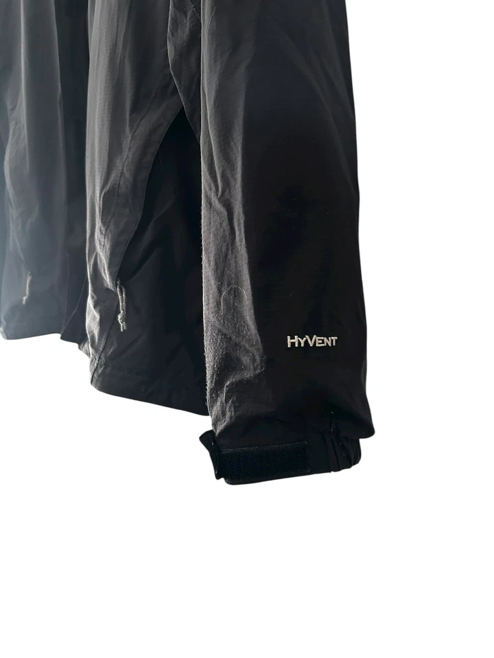 Chaqueta triclimática para mujer The North Face HyVent 3 en 1 mediana negra forrada púrpura Foto 4 de 4