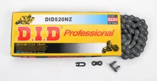 D.I.D 520 NZ Super Non O-Ring Chain - 100 Links - Natural Motorcycle 520NZX100FB