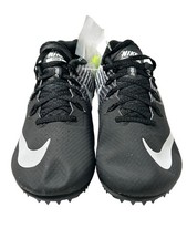 Nike Rival S Racing Sprint Black and White 7 w/detachable Spikes Size 12 New