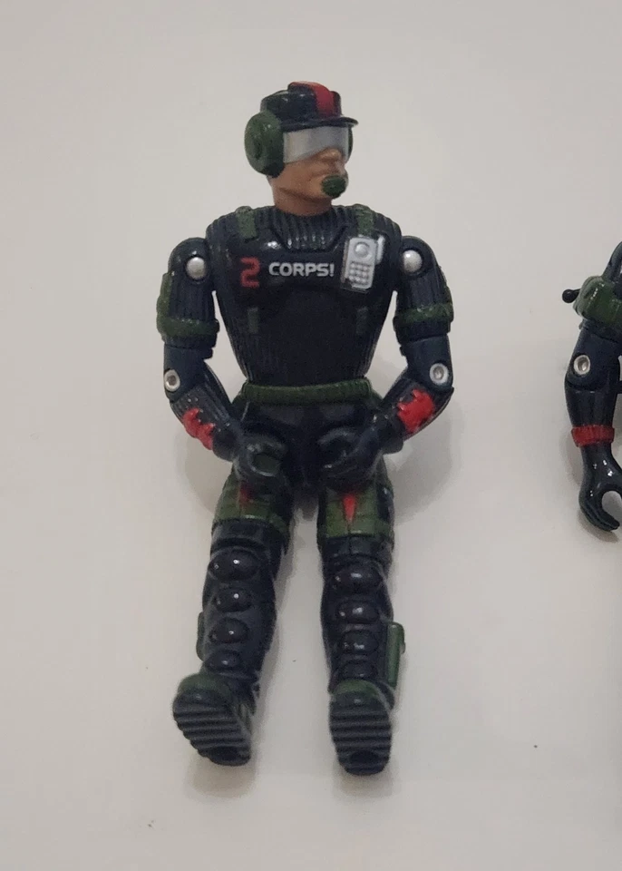 Vintage Lanard The Corps Action Figure Lot Of 2 1998 Justin Case 4 Inches - Image 2 of 4