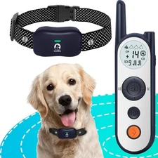 Wireless Dog Fence System with Training Remote 25-3500 FT Electric Fence Collar