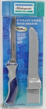 Shakespeare 6" Fillet Knife w/ Molded Sheath 420 Stainless Steel Brand New