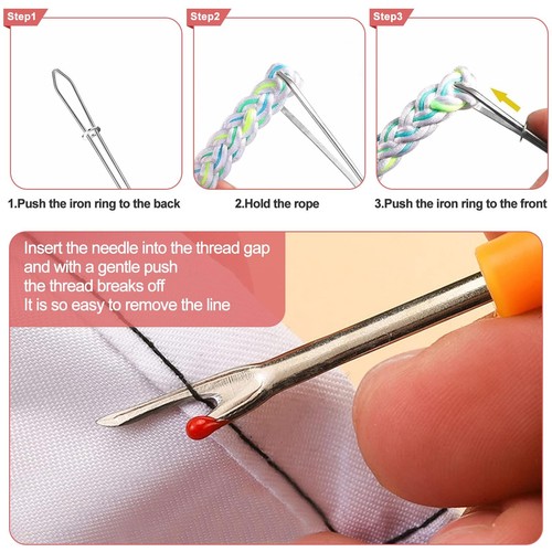 31 Pcs Needle Threaders for Hand Sewing, Fits All Needle Sizes,Include Gourd ... - Picture 5 of 6
